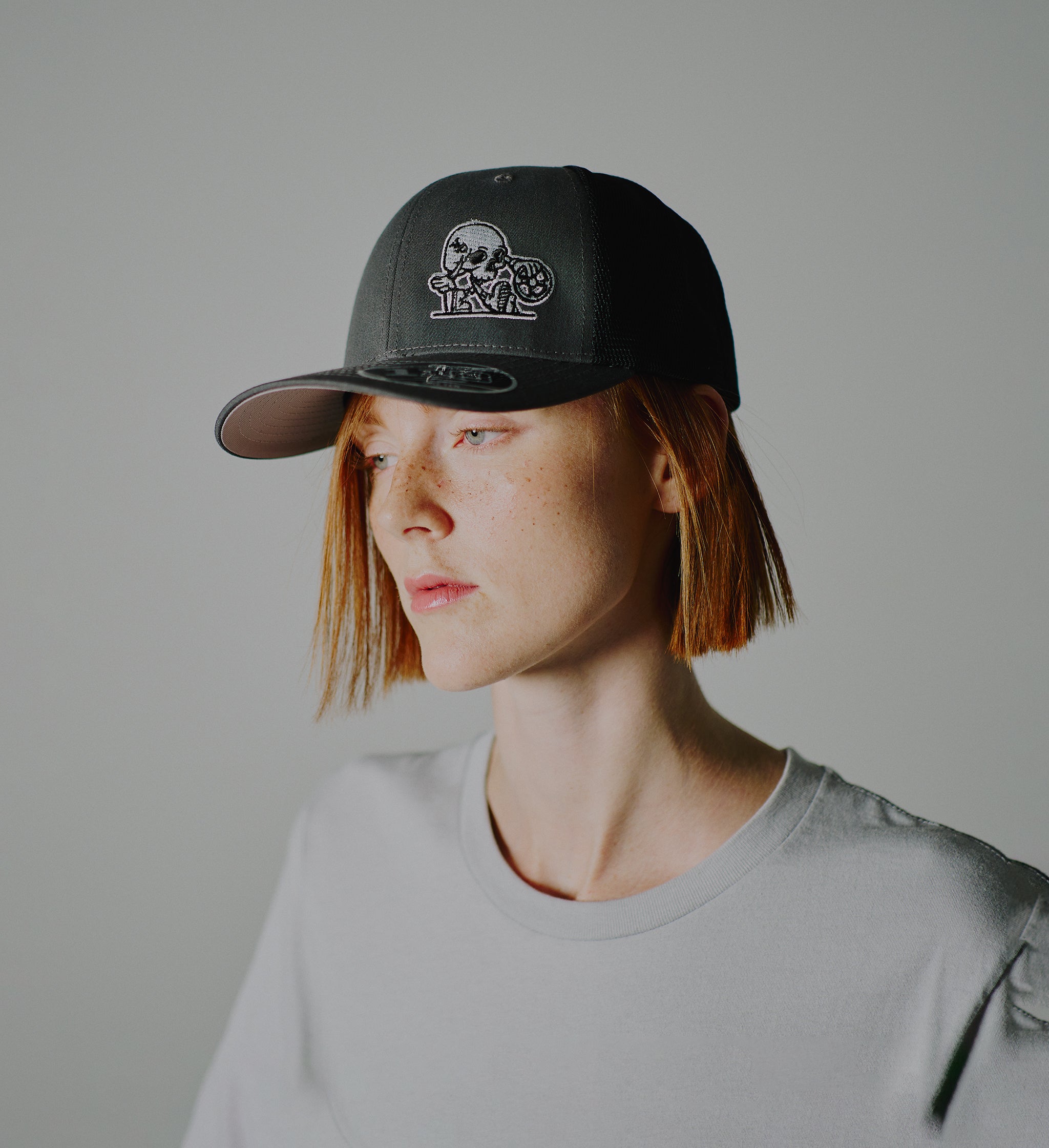 Driving Skull Trucker Hat