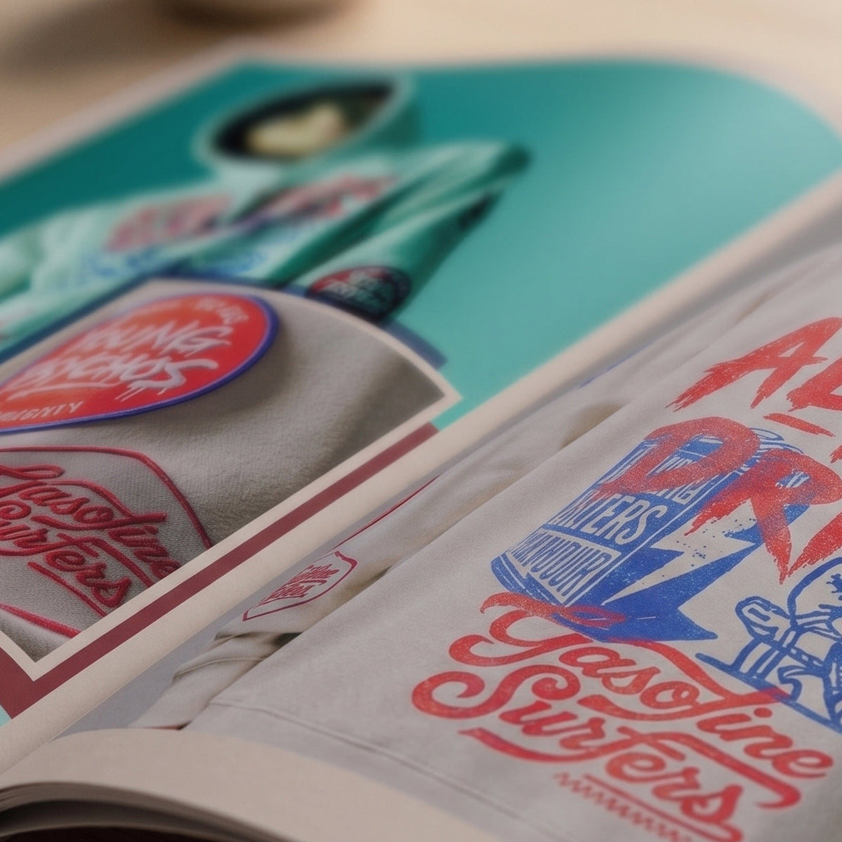 Gasoline Surfers lookbook spread